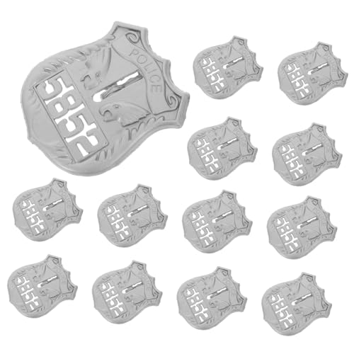DIKACA 15 Stück lebensechtes Cosplay- - -Pin Cosplay Lebhafte Brosche mit kleine Broschendekoration Partybrosche prop Abs Silber von DIKACA