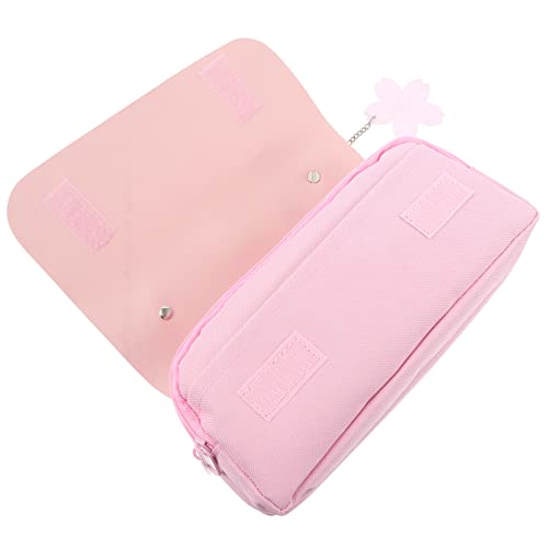 DIKACA 1stk Mäppchen Bleistiftbeutel Für Mädchen Make-up-bleistiftbeutel Stift-Organizer-Halter Pinseltasche Stiftaufbewahrungs-Organizer Schreibwarenkoffer Schüler Gouache Pu Südkorea von DIKACA