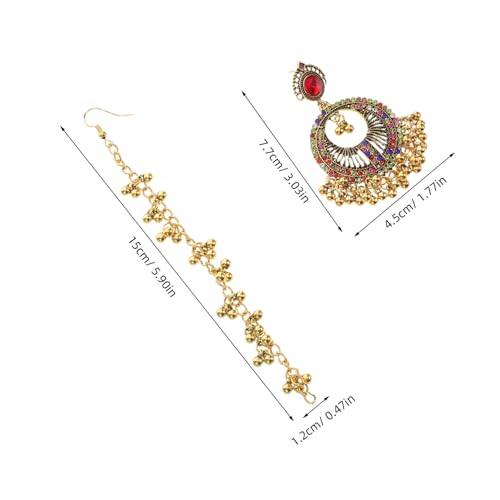 DIKACA 2 Paare Bunte Boho Ohrringe für Damen Leichte Hohlglocken Ohrhänger Verspieltes Design mit Glockenakzent Modischer Ethno Schmuck für Alltag und Besondere Anlässe DIKACA 2 Paare Bunte Boho Ohrringe für Damen Leichte Hohlglocken Ohrhänger Verspieltes Design mit Glockenakzent Modischer Ethno Schmuck für Alltag und Besondere Anlässe von DIKACA