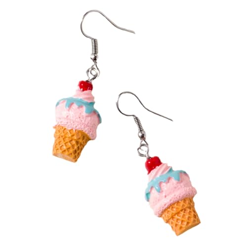 DIKACA 2 Paare Eiscreme Ohrhänger für Frauen Kreative und Farbenfrohe Ohrringe im Süßen Dessert Design Ohrschmuck für Einen Modischen Look für Alltag oder Besondere Anlässe DIKACA 2 Paare Eiscreme Ohrhänger für Frauen Kreative und Farbenfrohe Ohrringe im Süßen Dessert Design Ohrschmuck für Einen Modischen Look für Alltag oder Besondere Anlässe von DIKACA