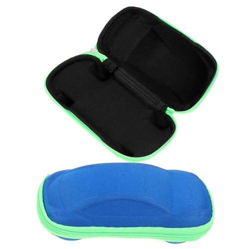 DIKACA 2 Stück EVA Brillenetui Bunt mit Reißverschluss Robust Langlebig Schützend für Sonnenbrillen Jungen Mädchen Zufällige Farbe Zufällige Farbe von DIKACA