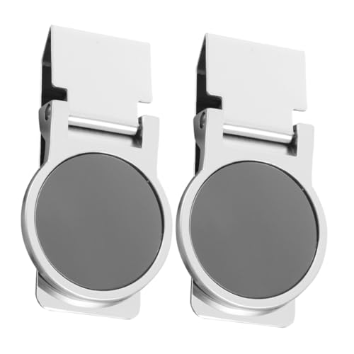 DIKACA 2 Stück Edelstahl Geldklammer Cash Clip mit Großem Fassungsvermögen Glattem Innenfinish und Sicherem Halt für Geldscheine und Kreditkarten von DIKACA