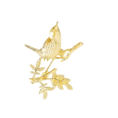 DIKACA 2 Stück Kleine Vogelzweig Broschen aus Kupfer und Gold Leichte Anstecknadeln mit Elektroplattierung DIY Schmuckaccessoires für Kleidung und Taschen Langlebig und Komfortabel DIKACA 2 Stück Kleine Vogelzweig Broschen aus Kupfer und Gold Leichte Anstecknadeln mit Elektroplattierung DIY Schmuckaccessoires für Kleidung und Taschen Langlebig und Komfortabel von DIKACA