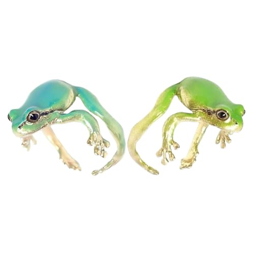 DIKACA 2 Stück Verstellbare Frosch ringe Damen Offene Tier schmuck Ringe Verspieltes Design Bequemer Sitz Freundschafts Familienringe DIKACA 2 Stück Verstellbare Frosch ringe Damen Offene Tier schmuck Ringe Verspieltes Design Bequemer Sitz Freundschafts Familienringe von DIKACA