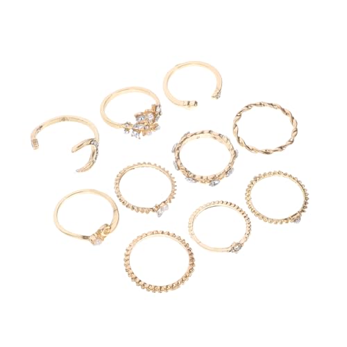 DIKACA 20 Stück Teiliges Damen Ring Set Mond und Stern Schmuck Chic Fingerring Stacking Ringe Modeschmuck für Alltag Party DIKACA 20 Stück Teiliges Damen Ring Set Mond und Stern Schmuck Chic Fingerring Stacking Ringe Modeschmuck für Alltag Party von DIKACA