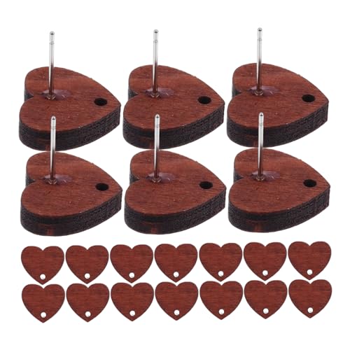 DIKACA 20 Stück Teiliges Holz Ohrstecker Herzform Vintage Design Naturbelassene Diy Ohrstecker für Mädchen Kreative Schmuckherstellung Romantische Holzherzen als DIKACA 20 Stück Teiliges Holz Ohrstecker Herzform Vintage Design Naturbelassene Diy Ohrstecker für Mädchen Kreative Schmuckherstellung Romantische Holzherzen als von DIKACA