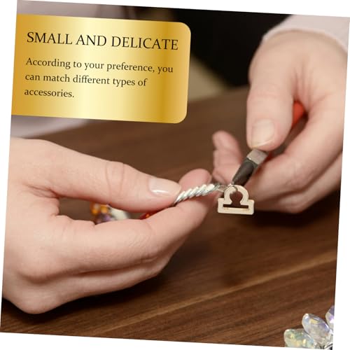 DIKACA 24 Stück Teiliges Sternbild Anhänger aus Langlebiger Filigrane DIY Charms für Armbänder Schlüsselanhänger Schmuckherstellung Modische Praktische Schmuckanhänger für Kreative von DIKACA