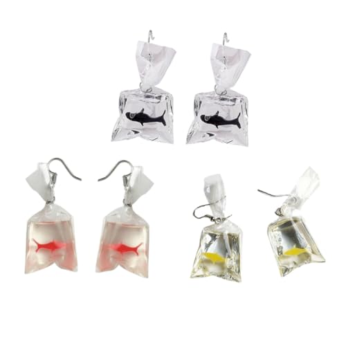 DIKACA 3 Paare Kreative Ohrringe für Damen Bunte Ohranhänger Modischer Ohrschmuck Party Zubehör Stilvolle Ohrstecker Zufallsfarbe Zufällige Farbe Zufällige Farbe DIKACA 3 Paare Kreative Ohrringe für Damen Bunte Ohranhänger Modischer Ohrschmuck Party Zubehör Stilvolle Ohrstecker Zufallsfarbe Zufällige Farbe Zufällige Farbe von DIKACA