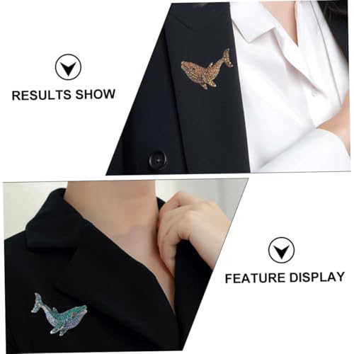 DIKACA 3 Stück Broschen mit Strasssteinen Legierung Anstecknadeln Modische Schmuckpins für Damen Geeignet für Kleidung Schal Mantel und Accessoires Langlebig und Hautfreundlich von DIKACA