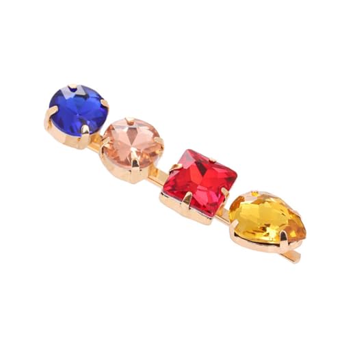 DIKACA 3 Stück Teiliges Bunte Haarspangen aus Langlebiger Legierung mit Funkelnden Strasssteinen Elegante Haarklammern für Damen und Mädchen Modischer Haarschmuck für Alltag und von DIKACA