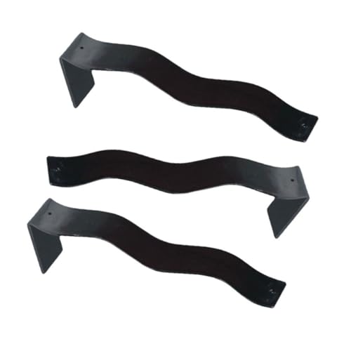 DIKACA 3 Stück Teiliges Haarklammern aufbewahrungsset aus Robustem Acryl Haarspangenhalter in Schwarz Modisches Organizer regal für Damen und Mädchen für Zuhause Shops von DIKACA