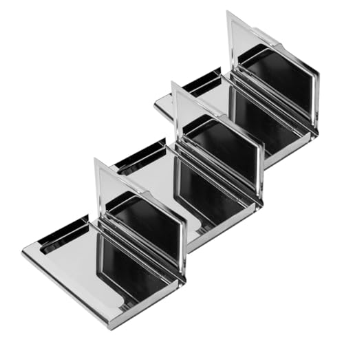 DIKACA 3 Stück Visitenkartenetui Schlankes Kompaktes Metall Kartenetui für Business Meetings und Konferenzen Modernes Design Leicht Tragbar Vintage Organizer für Ausweise und von DIKACA