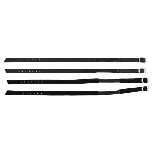 DIKACA 4 Paare Damen High Heel Schuhriemen Abnehmbare und Verstellbare Knöchelriemen mit Schnalle Rutschfeste Bänder für Lockere Pumps Komfort und Stabilität bei Partys und Alltag von DIKACA