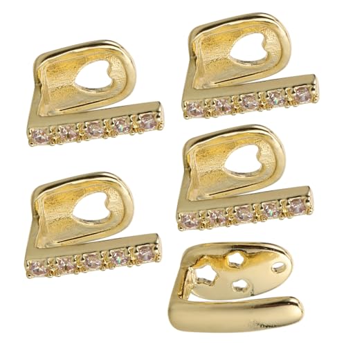 DIKACA 5 Stück Teiliges Goldene Hip Hop Zahnaccessoires für Rapper Halloween Kostüm Cosplay Stilvolle Zahn Grills für Männer Frauen Einzigartiges Hip DIKACA 5 Stück Teiliges Goldene Hip Hop Zahnaccessoires für Rapper Halloween Kostüm Cosplay Stilvolle Zahn Grills für Männer Frauen Einzigartiges Hip von DIKACA