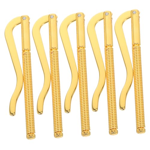 DIKACA 5 Stück Teiliges Metall Geldklammern mit Federmechanismus Langlebige Ersatzclip für Herren Geldbörsen Sicherer Halt für Geldscheine und Karten Einfache Installation für Bifold von DIKACA