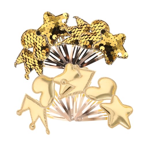 DIKACA 6 Paare Haarspangen mit Farbwechsel Pailletten Herz Stern Clips Sichere Haarklammern für Kleine Mädchen Glitzernde Haarschmuck für Geburtstagsfeiern und Festliche Outfits DIKACA 6 Paare Haarspangen mit Farbwechsel Pailletten Herz Stern Clips Sichere Haarklammern für Kleine Mädchen Glitzernde Haarschmuck für Geburtstagsfeiern und Festliche Outfits von DIKACA