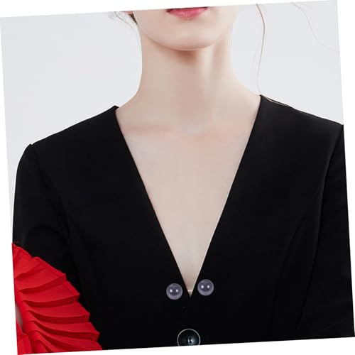 DIKACA 6 Stück Teiliges Faux perlen broschen Knöpfe aus Legierung für Damen Stabile Anstecknadeln zum Fixieren von Kragen Schals Röcken Vielseitig für Hochzeit Party Alltag Geeignet von DIKACA