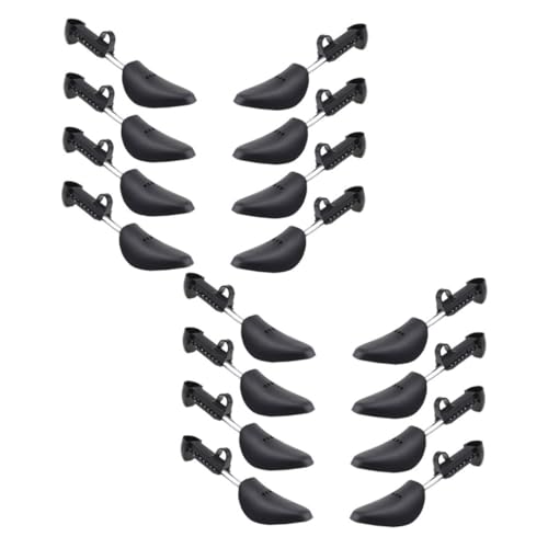 DIKACA 8 Paare Schuhformer aus Kunststoff Verstellbar für Damen und Herren Schuhspanner für Sneaker Stiefel und Lederschuhe Schützt vor Verformung Langlebig und Leicht Schuhpflege von DIKACA