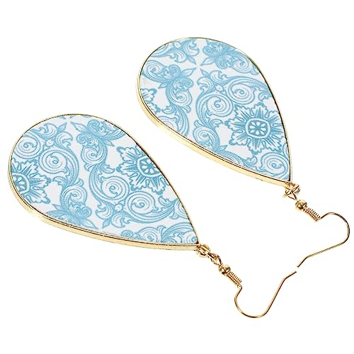 DIKACA Aesthetic Tropfen Ohrringe Damen Hängend Leicht Legierung Blaue Farbverlauf Ohrschmuck Teen Mädchen Sommer Schmuck DIKACA Aesthetic Tropfen Ohrringe Damen Hängend Leicht Legierung Blaue Farbverlauf Ohrschmuck Teen Mädchen Sommer Schmuck von DIKACA