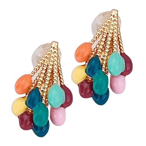 DIKACA Ballon Ohrringe Dangle Vintage Stil Minimalistisch Leicht Ohrschmuck Damen Statement Tropfenohrringe Modisch Vielseitig Farbige Französische Retro Design DIKACA Ballon Ohrringe Dangle Vintage Stil Minimalistisch Leicht Ohrschmuck Damen Statement Tropfenohrringe Modisch Vielseitig Farbige Französische Retro Design von DIKACA