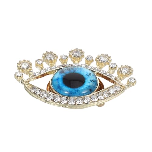 DIKACA Big Eye Rhinestone Brosche für Frauen Kreatives Lustiges Augendesign Dekorative Brustnadel für Kleider Schals Einzigartiges Accessoire für Besondere Anlässe von DIKACA