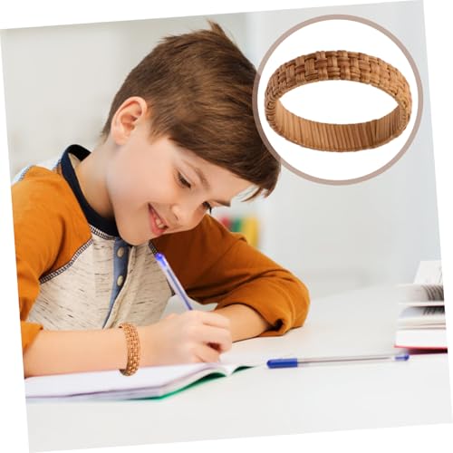 DIKACA Boho Rattan Armband Damen Ethnisch Geflochten Sommer Klobig Armreif Modischer Armschmuck Geschenkidee DIKACA Boho Rattan Armband Damen Ethnisch Geflochten Sommer Klobig Armreif Modischer Armschmuck Geschenkidee von DIKACA