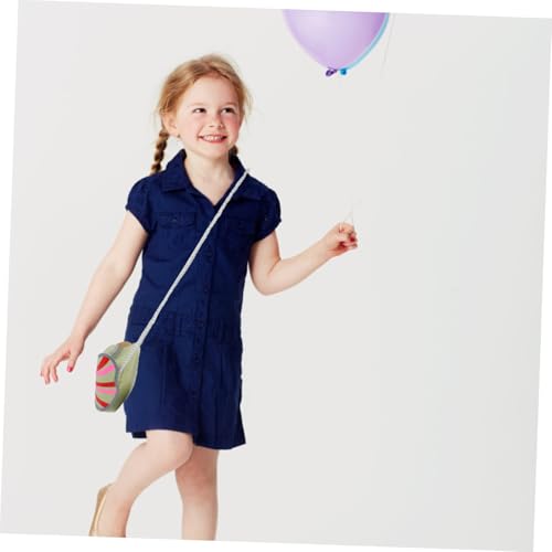 DIKACA Candy Shaped Crossbody Tasche Mini Geldbörse in Grün Leichte Aufbewahrungstasche Süßes Geschenk für Kleine Mädchen Praktische Umhängetasche für Alltag und Party von DIKACA