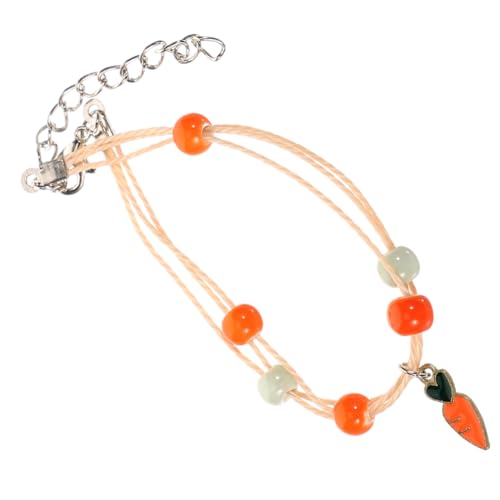 DIKACA Cartoon Armband für Mädchen Süßes Karotten Design Hautfreundlicher Schmuck Bequemes Kinderarmband für Töchter und Freundinnen von DIKACA
