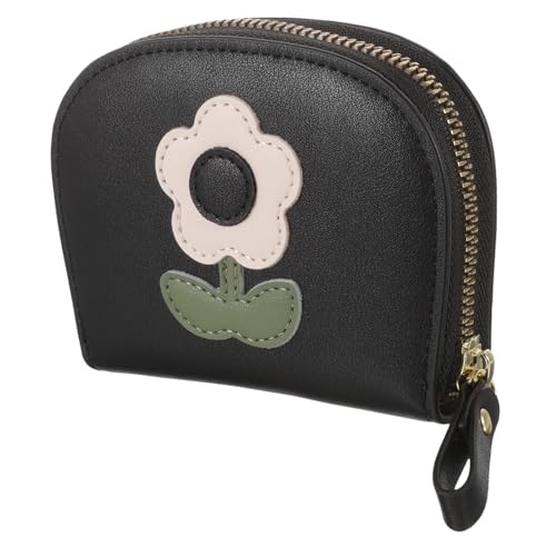 DIKACA Damen Geldbörse Klein mit Reißverschluss Multifunktionaler Kartenhalter und Münzfach PU Portemonnaie für Frauen und Mädchen Kompakt und Leicht Große Kapazität von DIKACA