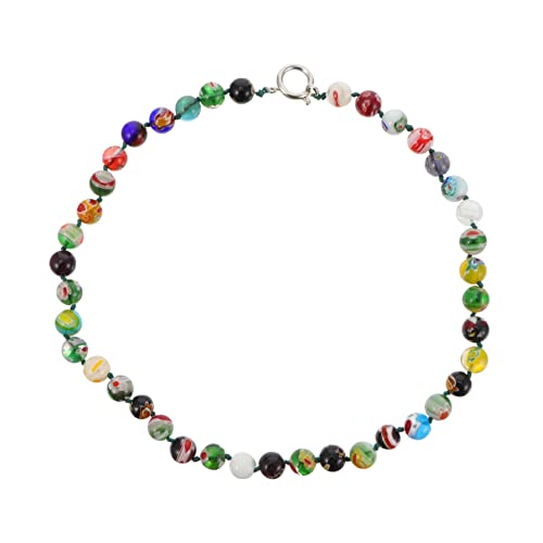 DIKACA Damen Halskette Clavicle Chain mit Runden Glasperlen Modischer Schmuck für Hochzeit Party für Frauen Langlebig und zu Tragen DIKACA Damen Halskette Clavicle Chain mit Runden Glasperlen Modischer Schmuck für Hochzeit Party für Frauen Langlebig und zu Tragen von DIKACA