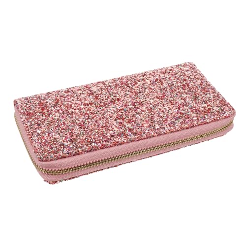 DIKACA Damen Lang Portemonnaie Zipper Geldbörse mit Stylischem Glitzerdesign Langlebig und Geräumig für Alltag und Besondere Anlässe Modische Damenbörse DIKACA Damen Lang Portemonnaie Zipper Geldbörse mit Stylischem Glitzerdesign Langlebig und Geräumig für Alltag und Besondere Anlässe Modische Damenbörse von DIKACA