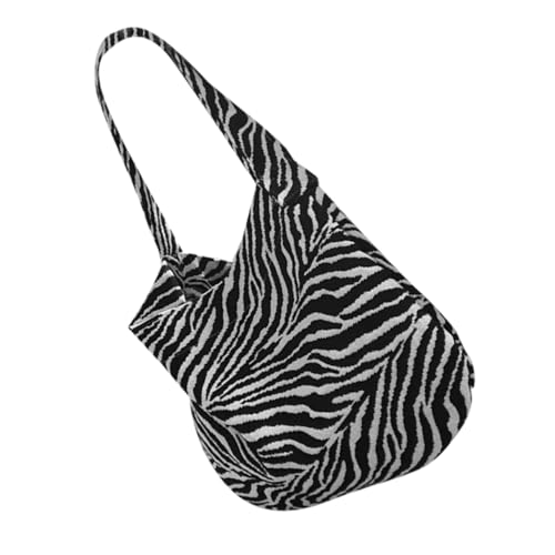 DIKACA Damen Umhängetasche aus Hochwertigem Polyester Leicht und Strapazierfähig Große Kapazität für Handy und Schirm Vielseitige Outdoor und Shopping Tasche in Schwarz von DIKACA