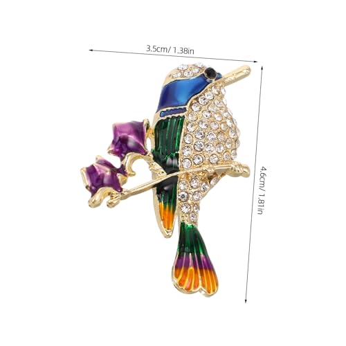 DIKACA Einzigartige Gläserne Vogel Brosche Damen Emaille Lapel Pin Vintage Strass Anstecker für Mantel Dekoration Hochzeit Party Schmuck Geschenk DIKACA Einzigartige Gläserne Vogel Brosche Damen Emaille Lapel Pin Vintage Strass Anstecker für Mantel Dekoration Hochzeit Party Schmuck Geschenk von DIKACA
