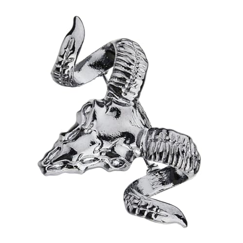 DIKACA Elegante Herren Damen Anstecknadel aus Robustem Legierungs material Stilvolle Ziegenbrosche als Modisches Accessoire für Anzug Hemd Jacke Vielseitiger Kragenpin Langlebig und von DIKACA