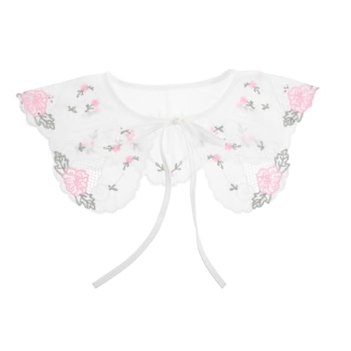 DIKACA Eleganter Spitzkragen für Blusen Abnehmbarer Dekorationskragen für Formelle Anlässe von DIKACA