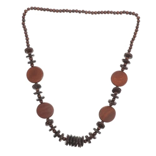 DIKACA Ethnische Boho Halskette Kokosnuss Holzperlen Lange Chunky Beaded Kette für Sommerpartys Lässige Outfits Handgefertigter Vintage Schmuck für Damen DIKACA Ethnische Boho Halskette Kokosnuss Holzperlen Lange Chunky Beaded Kette für Sommerpartys Lässige Outfits Handgefertigter Vintage Schmuck für Damen von DIKACA