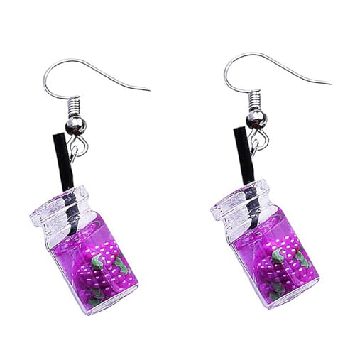 DIKACA Fashion Ohrhänger Damen Frucht design Traube Kreative Ohrschmuck Leicht Tragbar Alltag Party Geschenk von DIKACA