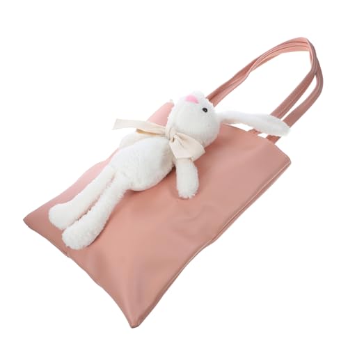 DIKACA Große Damen Tote Bag mit Hasenmotiv Vielseitige Handtasche aus Langlebigem Pu material Leicht und Robust für Alltag Arbeit Shopping und Reisen Modischer All match Schulterbeutel von DIKACA