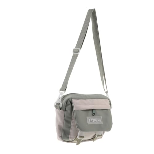 DIKACA Große Grüne Canvas Schultertasche Damen Multifunktionale Umhängetasche Geräumig und Robust für Arbeit Schule Reisen und Alltag Lässiger Japanischer Vintage Stil von DIKACA