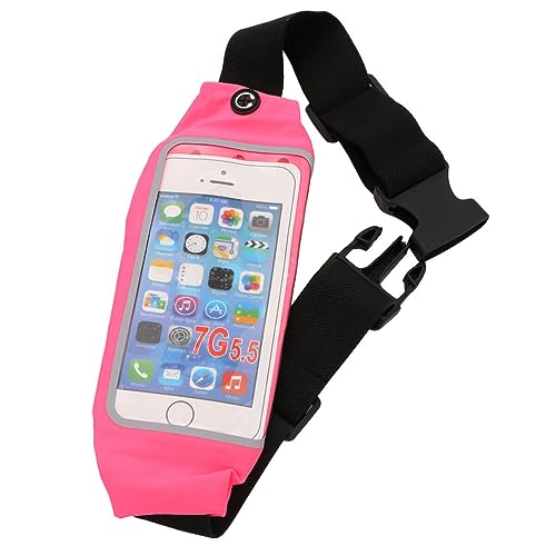 DIKACA Taille Gürtel für Männer Übungsgürtel Turngürtel fitnessband fitnessbänder handyhülle Tasche telefonständer Handy Halter Gymsack gürteltasche Laufen Tasche für Wasserflaschen Mann von DIKACA