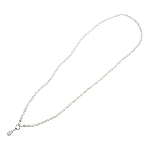 DIKACA Handy Kette mit Perlen Abnehmbare für Frauen Universelles Handy Lanyard mit Imitationsperlen Metallkette Stilvolles Accessoire von DIKACA