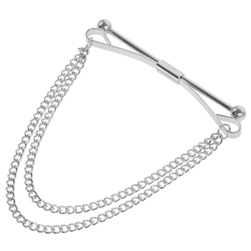 DIKACA Herren Kragennadel mit Kette Stabile Metall Anstecknadel für Hemdkragen Klassischer Suit Pin Leichtes Design für Formelle Anlässe Wie Hochzeit Party Business Outfit von DIKACA