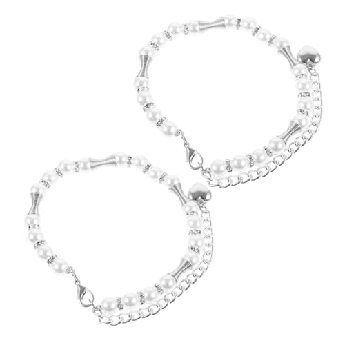 DIKACA High Heel Shoelaces mit Simulierten Perlen Lose Schuhriemen Installation Schuhbänder für Damen High Heels Rutschfester Halt Modisches Accessoire für Komfort und Stil von DIKACA