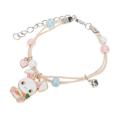 DIKACA Kawaii Cartoon Armband mit Glocke für Mädchen Süßes Schmuckstück für für Tochter Enkelin oder Freundin Leicht und Hautfreundlich von DIKACA