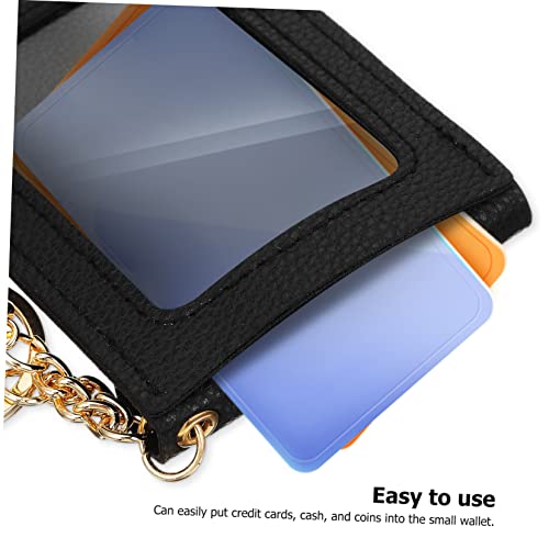 DIKACA Kleines PU Kartenetui mit Schlüsselanhänger und Modischem Quastenanhänger Kompakte Kreditkartenhülle Vielseitiger und Ausweishalter für Alltag und Reisen von DIKACA