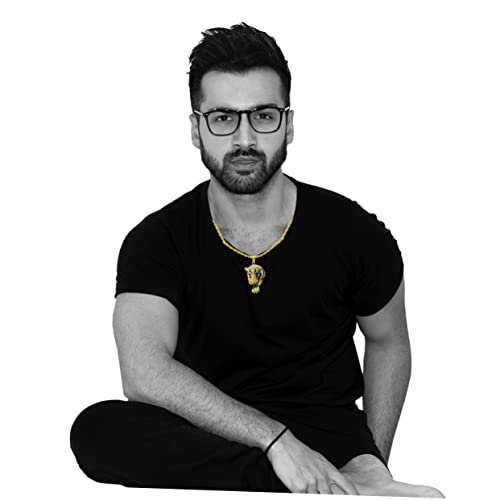 DIKACA Kreative Tigerkopf Halskette mit Grünem Strassauge Modischer Clavicle Chain Anhänger für Damen und Mädchen Eleganter Goldfarbener Schmuck für Alltag und von DIKACA