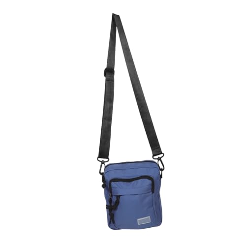 DIKACA Leichte Herren Crossbody Umhängetasche mit Verstellbarem Gurt Schnelle Zugriffs Taschen Modische Freizeit Schultertasche für Arbeit Reisen und Outdoor Aktivitäten Blauer von DIKACA