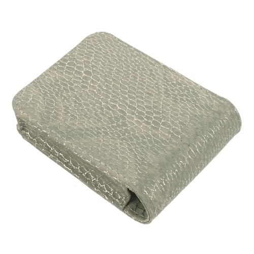 DIKACA Lippenstift Tasche mit Spiegel Kleine Make Up Tasche für Handtasche Minimalistisches Design Vielseitiger Lippenstift Organizer für Reisen und Alltag Praktischer Kosmetikbeutel Grün von DIKACA