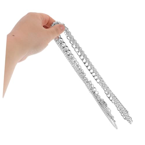 DIKACA MODEBLE MIELSCHAFTEN Taillenkette gürtel Bauch Schmuck Dekoration Taillenkette Strass Taille Bauchketten funkelnde Körperkette Strasssteine Weiß von DIKACA