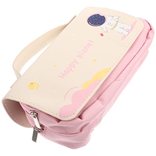 DIKACA Mäppchen Leinwand Kawaii Bleistift Aufbewahrungstasche Für Stifte Multifunktions-bleistifttasche Organizer-Taschen Für Die Reise Behälter Anime Schüler Haut Haushalt Lagerzubehör von DIKACA